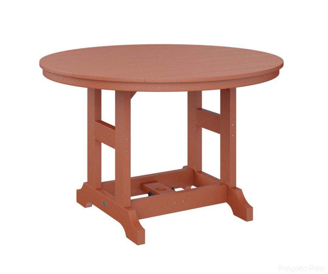 BGGCDT0048CMO-Berlin Gardens-Garden Classic 48" Round Table - Counter Height-Mango Orange BG-Pangaea Patio