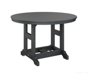 BGGCDT0048DBK-Berlin Gardens-Garden Classic 48" Round Table - Dining Height-Black BG-Pangaea Patio