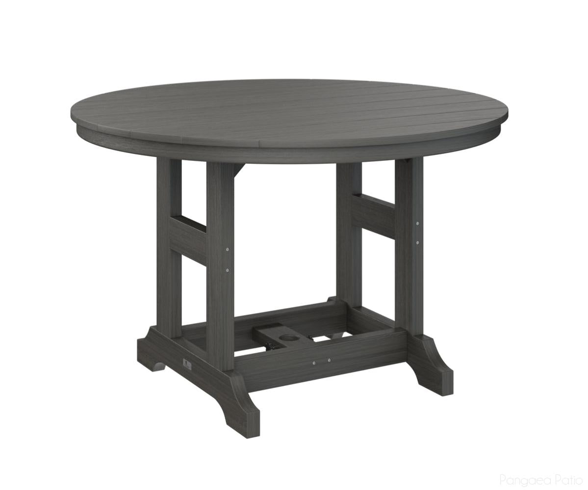 BGGCDT0048DCG-Berlin Gardens-Garden Classic 48" Round Table - Dining Height-Coastal Gray BG-Pangaea Patio