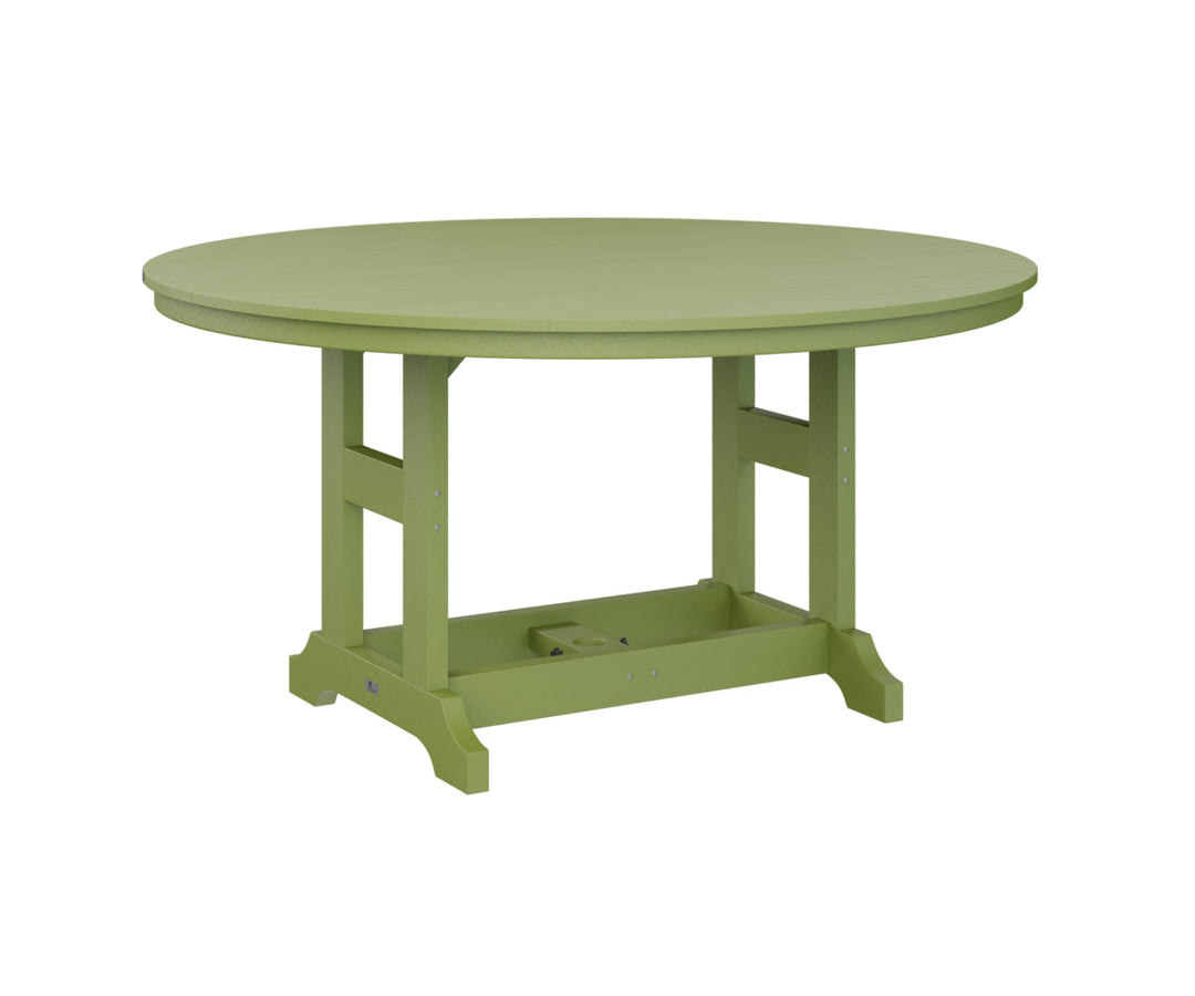 BGGCT0060DKG-Berlin Gardens-Garden Classic 60" Round Dining Table-Pangaea Patio