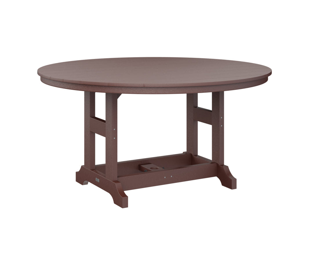 BGGCT0060DBR-Berlin Gardens-Garden Classic 60" Round Dining Table-Pangaea Patio