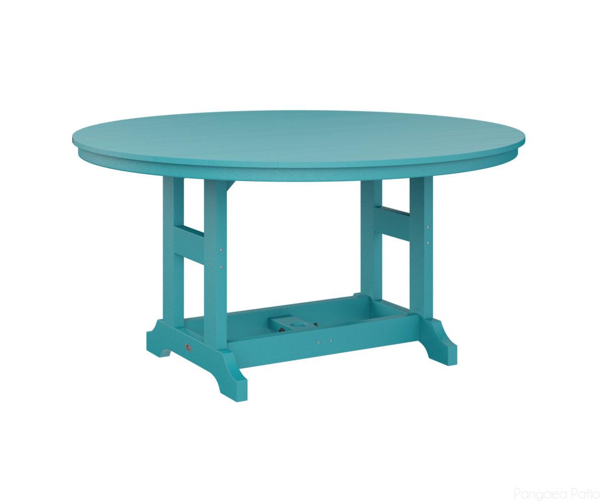 BGGCT0060BAB-Berlin Gardens-Garden Classic 60" Round Table - Bar Height-Aruba Blue BG-Pangaea Patio