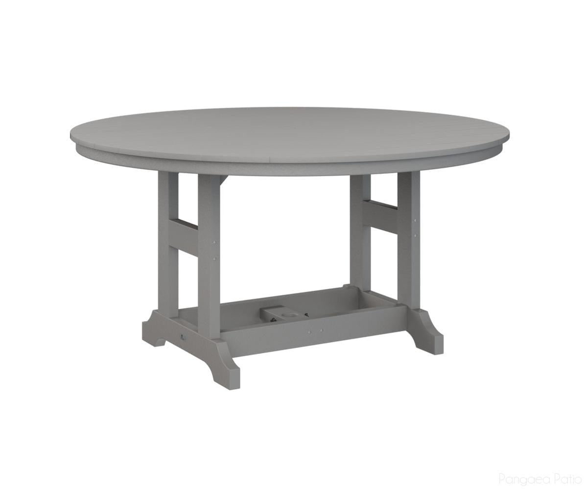 BGGCT0060BLG-Berlin Gardens-Garden Classic 60" Round Table - Bar Height-Light Gray BG-Pangaea Patio