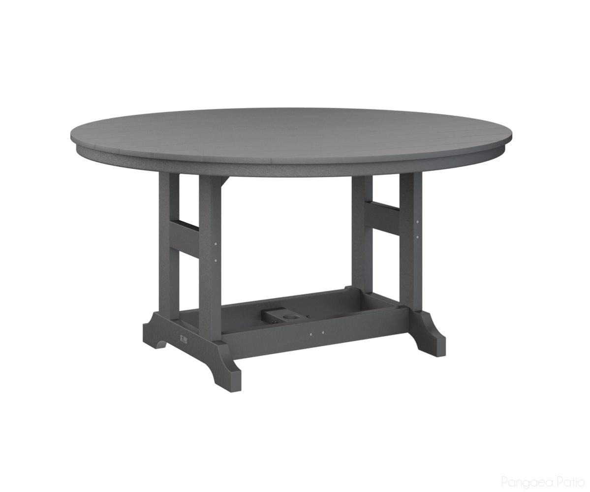 BGGCT0060BSG-Berlin Gardens-Garden Classic 60" Round Table - Bar Height-Smoke Gray BG-Pangaea Patio