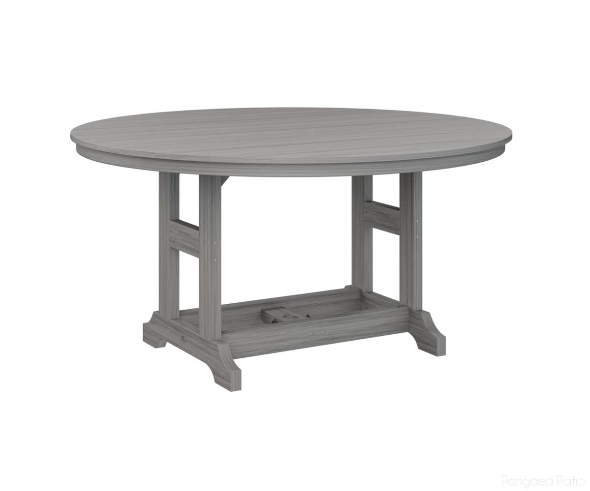 BGGCT0060CDG-Berlin Gardens-Garden Classic 60" Round Table - Counter Height-Driftwood Gray BG-Pangaea Patio
