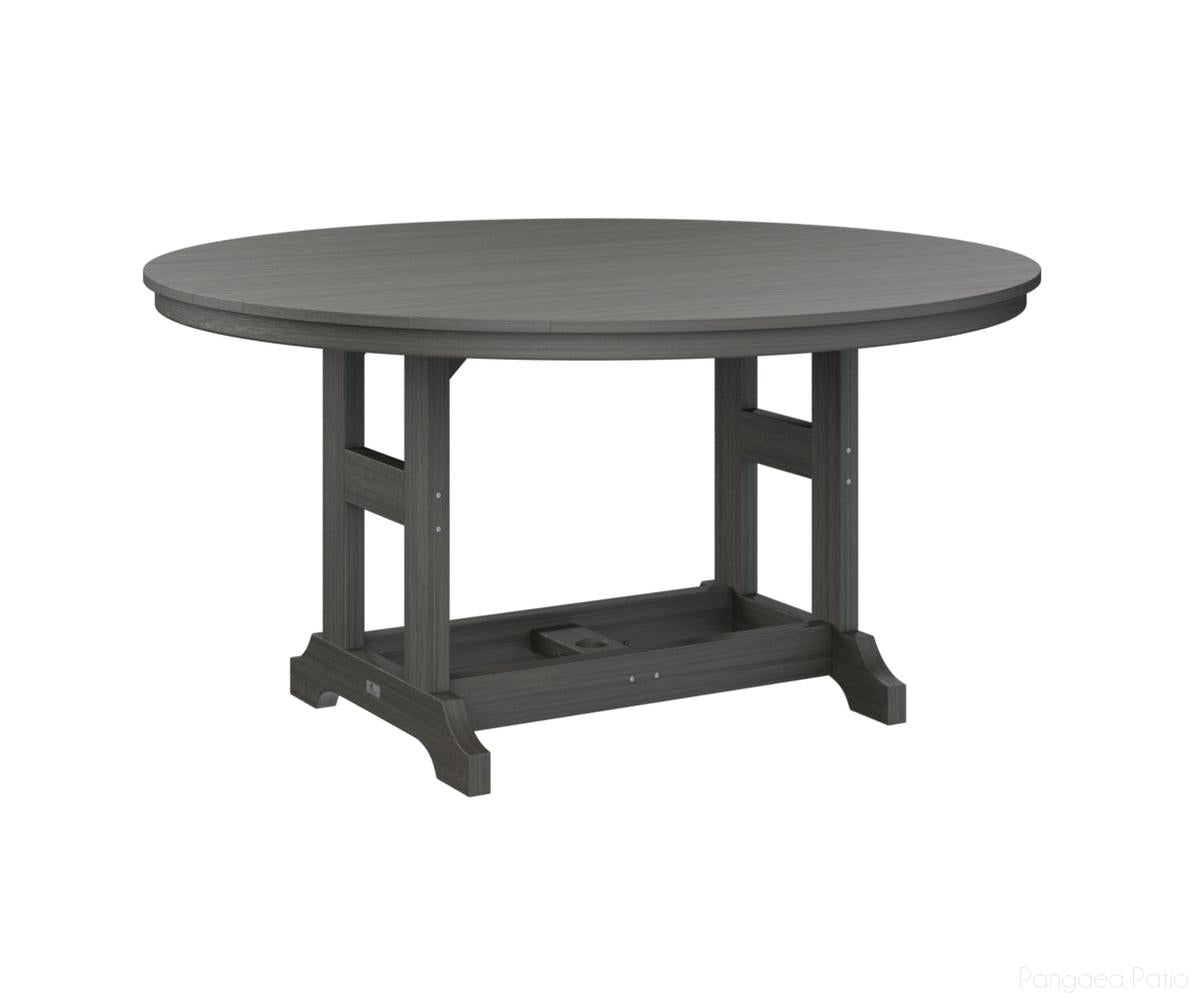 BGGCT0060DCG-Berlin Gardens-Garden Classic 60" Round Table - Dining Height-Coastal Gray BG-Pangaea Patio