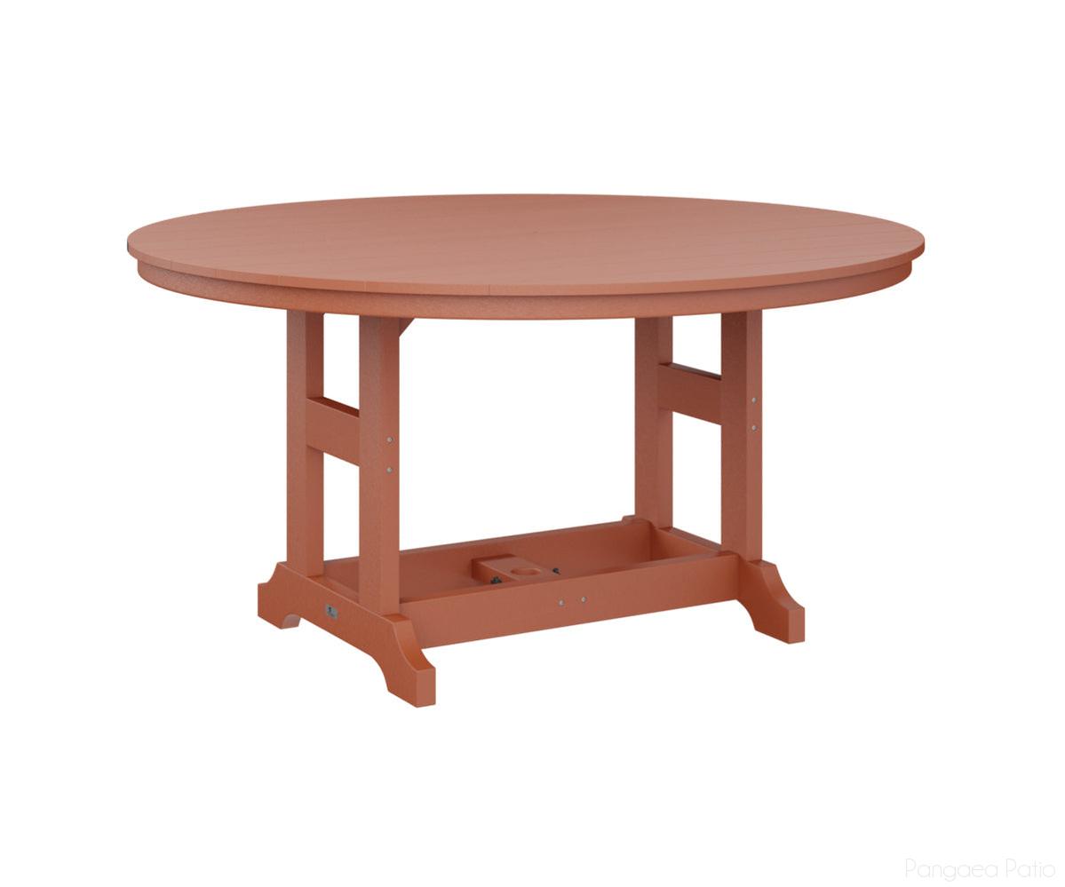 BGGCT0060DMO-Berlin Gardens-Garden Classic 60" Round Table - Dining Height-Mango Orange BG-Pangaea Patio