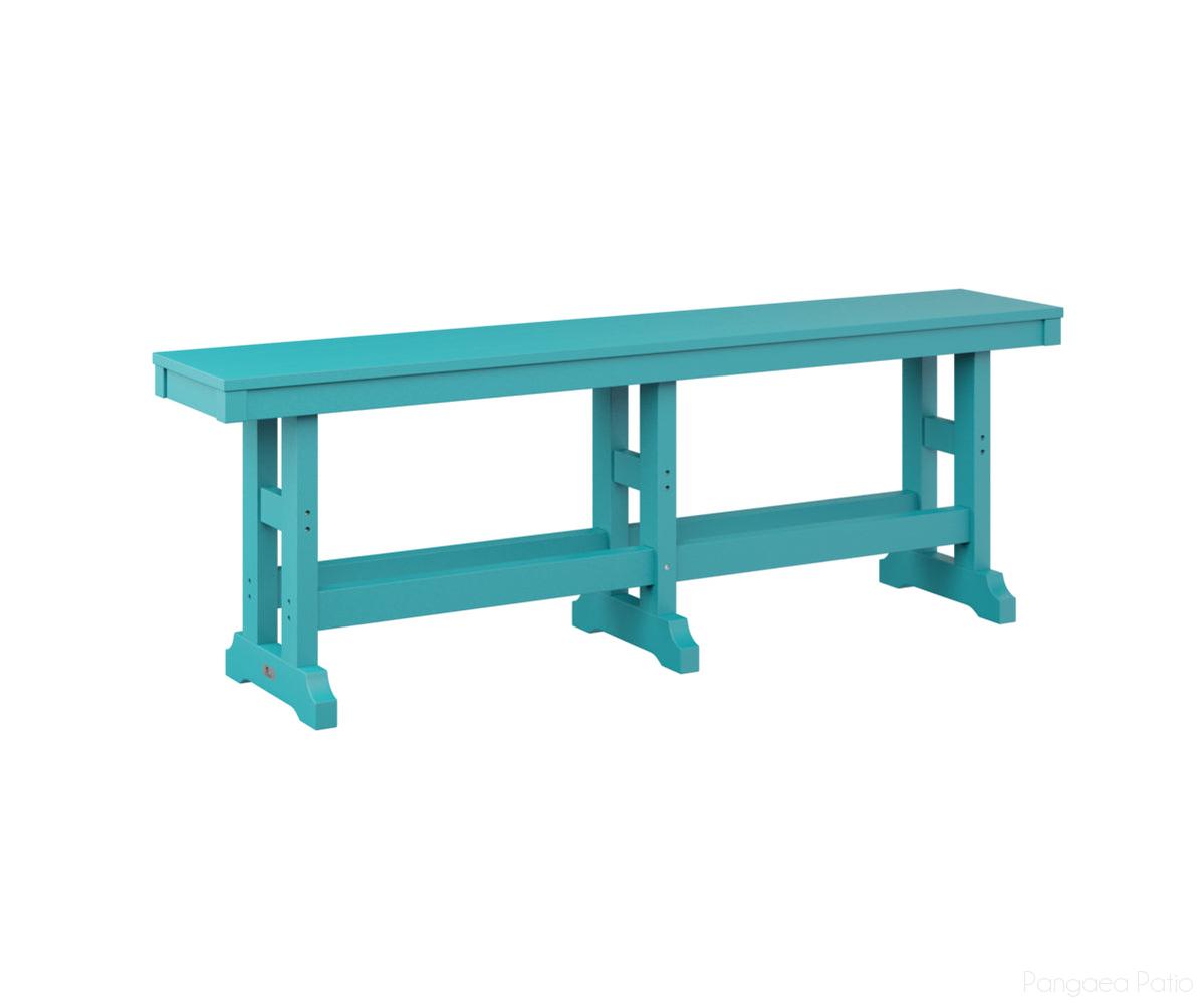 BGGCDB6618AB-Berlin Gardens-Garden Classic 66" Bench-Dining-Aruba Blue BG-Pangaea Patio