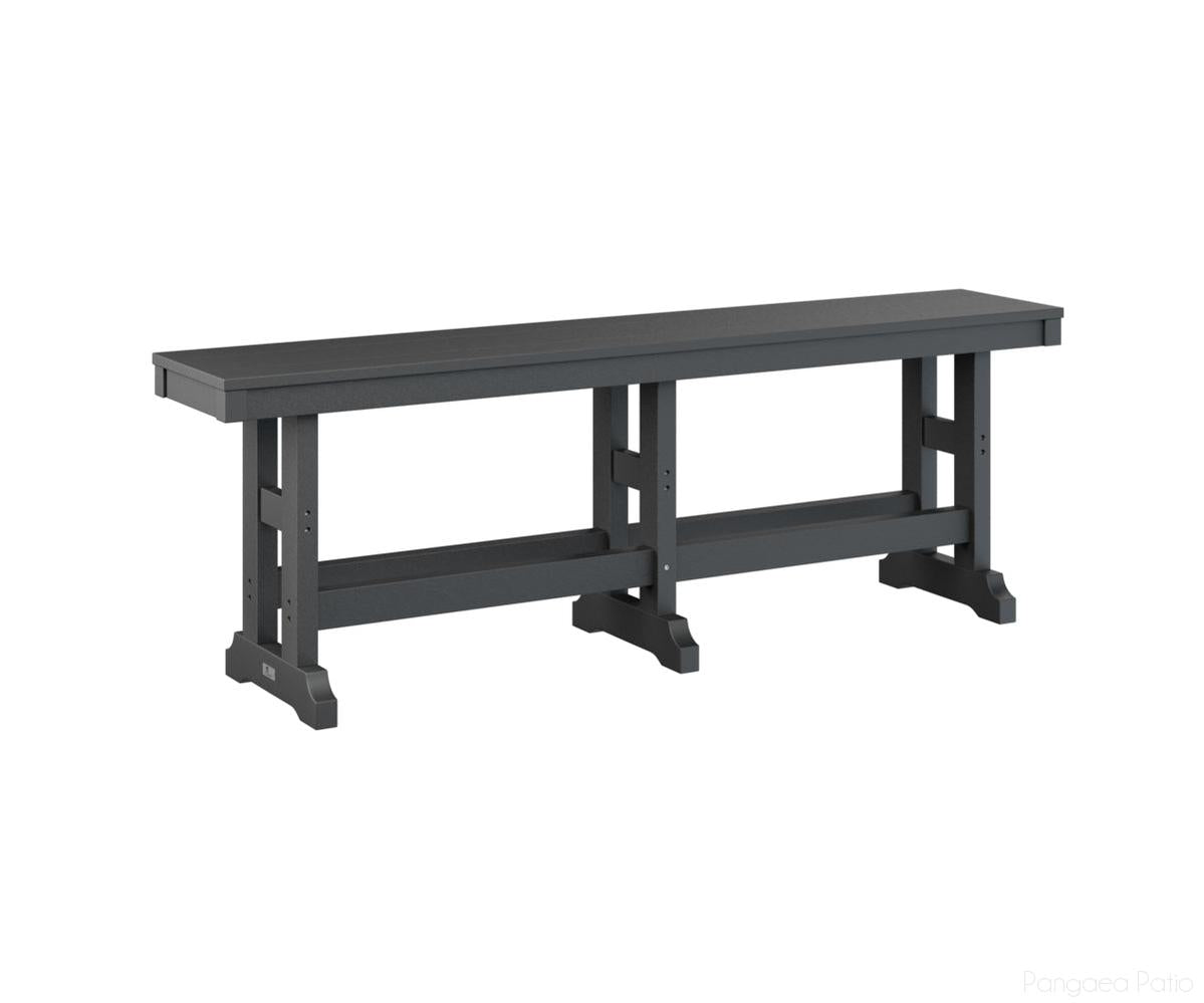 BGGCDB6618B-Berlin Gardens-Garden Classic 66" Bench-Dining-Black BG-Pangaea Patio