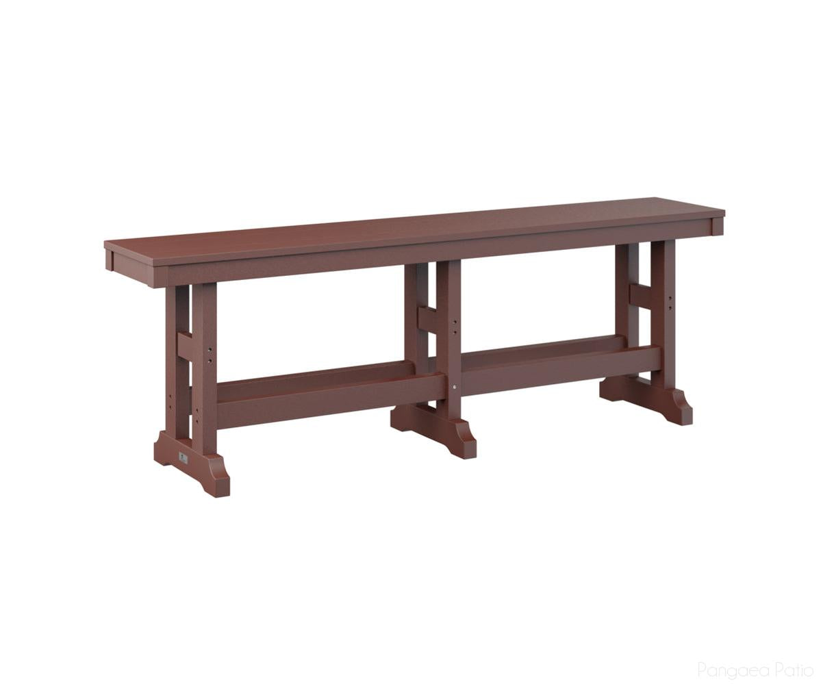 BGGCDB6618BR-Berlin Gardens-Garden Classic 66" Bench-Dining-Burgundy BG-Pangaea Patio