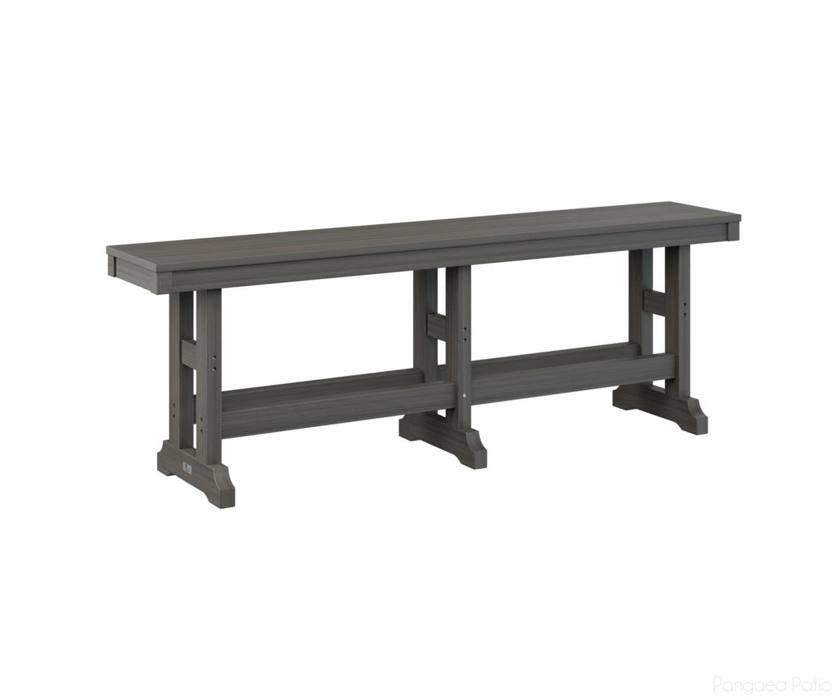 BGGCDB6618CG-Berlin Gardens-Garden Classic 66" Bench-Dining-Coastal Gray BG-Pangaea Patio