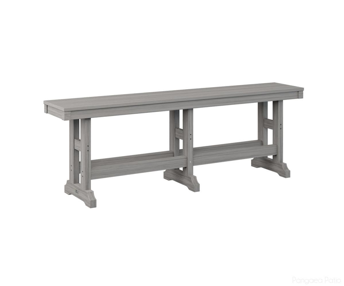 BGGCDB6618DG-Berlin Gardens-Garden Classic 66" Bench-Dining-Driftwood Gray BG-Pangaea Patio