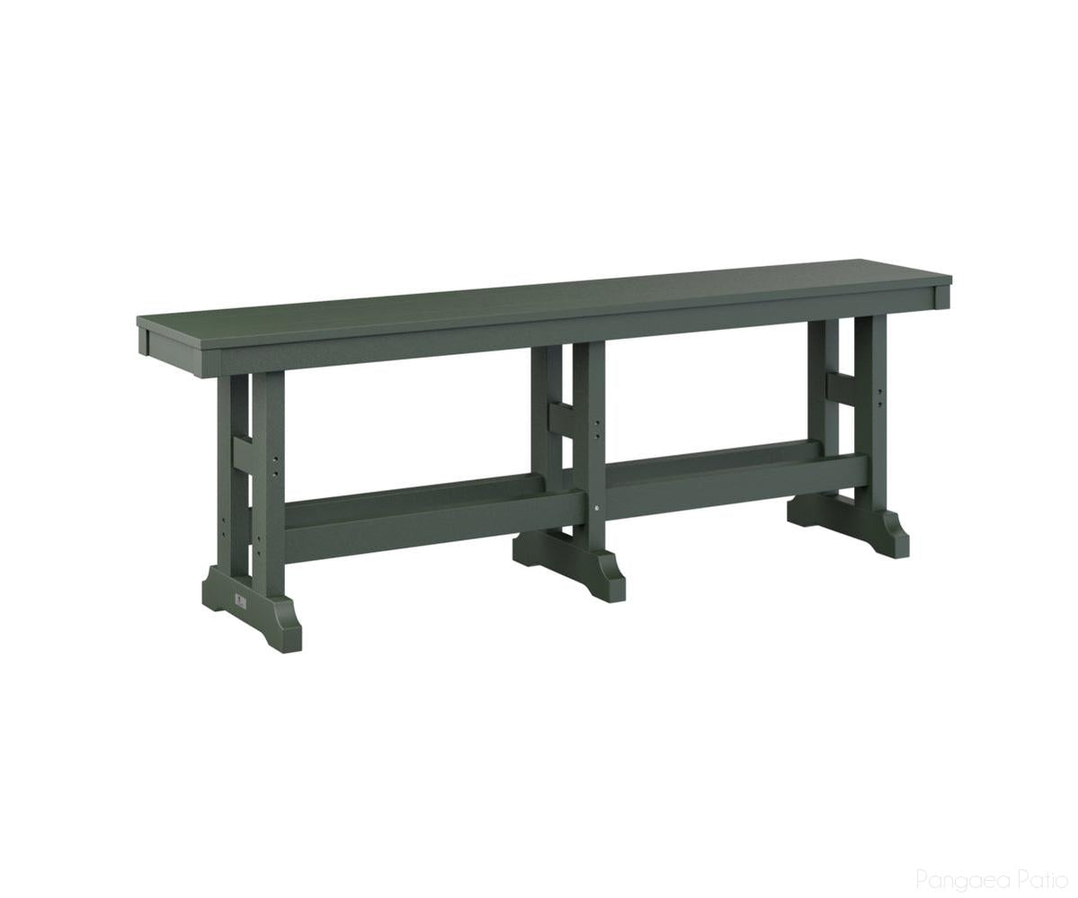 BGGCDB6618G-Berlin Gardens-Garden Classic 66" Bench-Dining-Green BG-Pangaea Patio