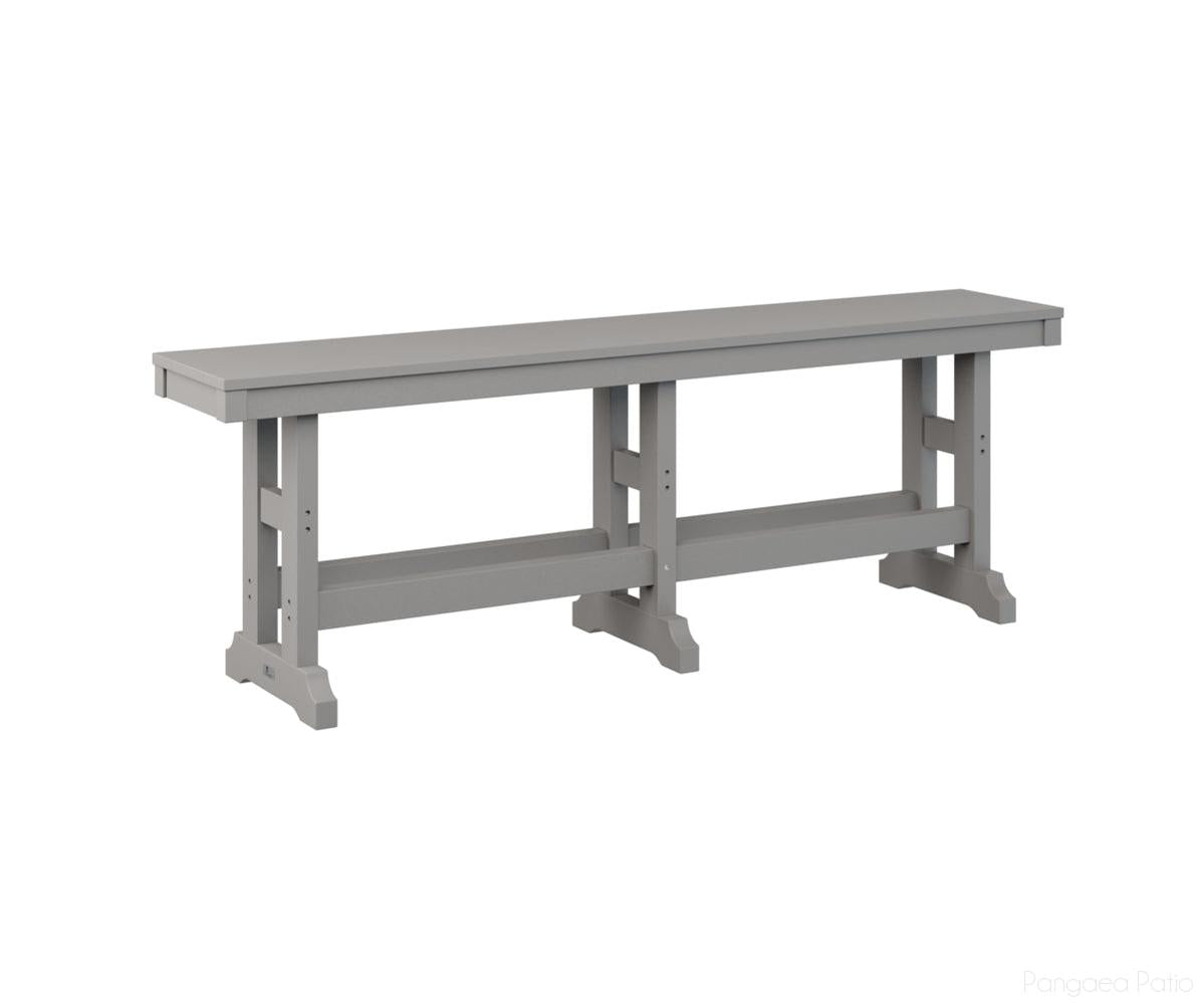 BGGCDB6618LG-Berlin Gardens-Garden Classic 66" Bench-Dining-Light Gray BG-Pangaea Patio
