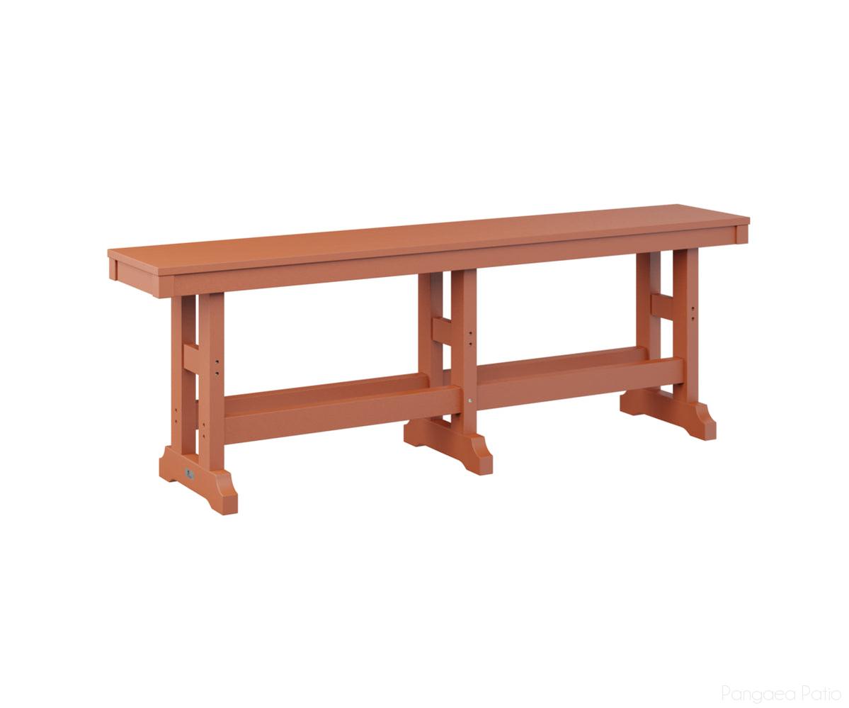 BGGCDB6618MO-Berlin Gardens-Garden Classic 66" Bench-Dining-Mango Orange BG-Pangaea Patio