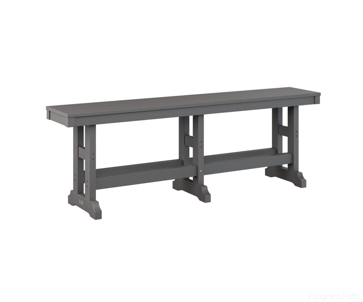 BGGCDB6618SG-Berlin Gardens-Garden Classic 66" Bench-Dining-Smoke Gray BG-Pangaea Patio
