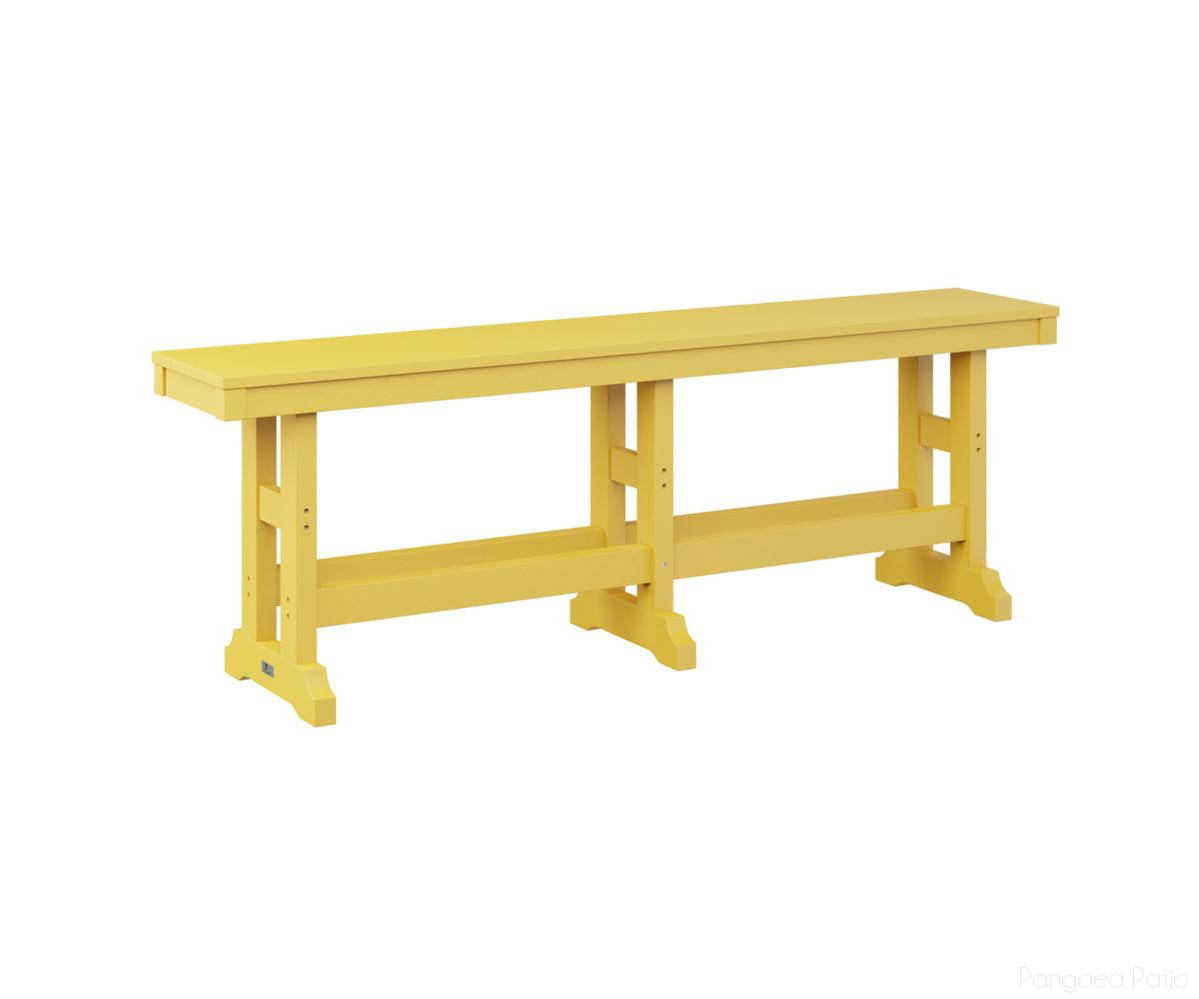 BGGCDB6618SY-Berlin Gardens-Garden Classic 66" Bench-Dining-Sunburst Yellow BG-Pangaea Patio