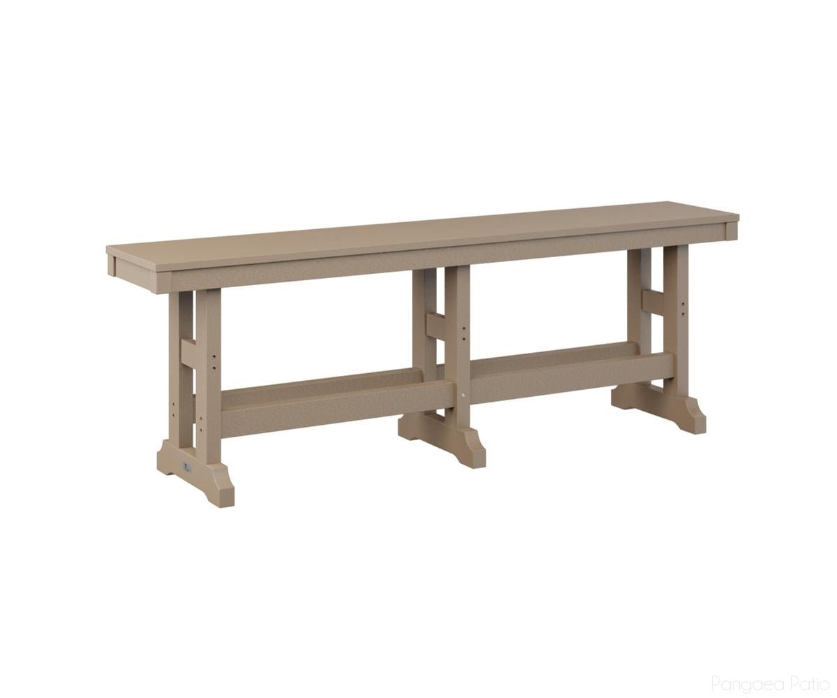 BGGCDB6618WW-Berlin Gardens-Garden Classic 66" Bench-Dining-Weatherwood BG-Pangaea Patio