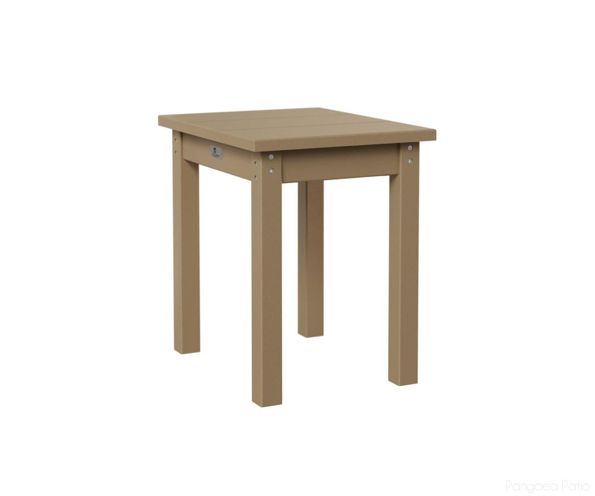 BGPSET1717WW-Berlin Gardens-Garden Classic End Table-Weatherwood BG-Pangaea Patio