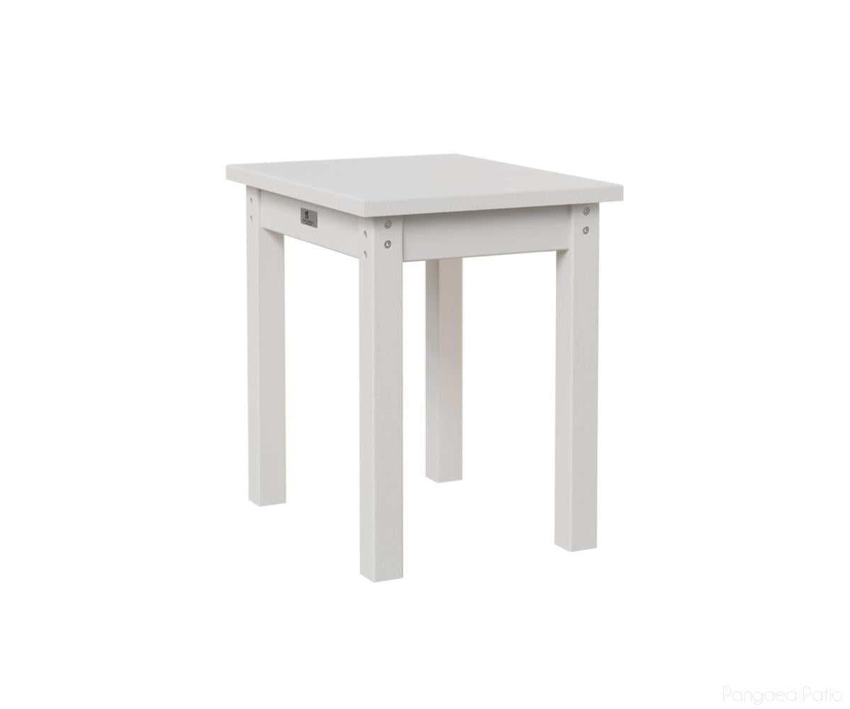 BGPSET1717W-Berlin Gardens-Garden Classic End Table-White BG-Pangaea Patio
