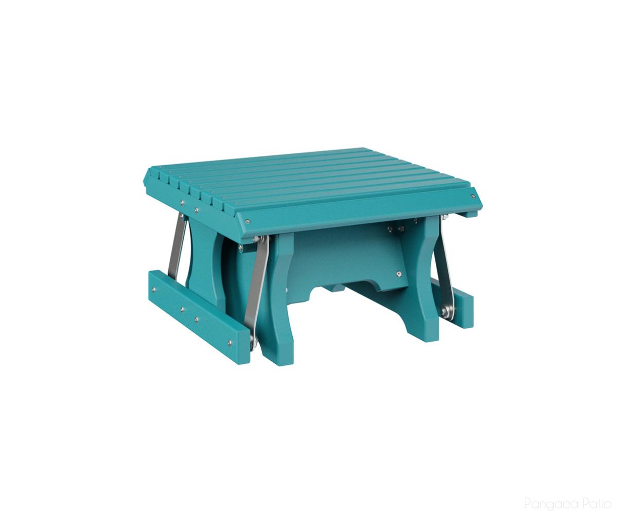 BGPVGF2100AB-Berlin Gardens-Gliding Footstool-Aruba Blue BG-Pangaea Patio