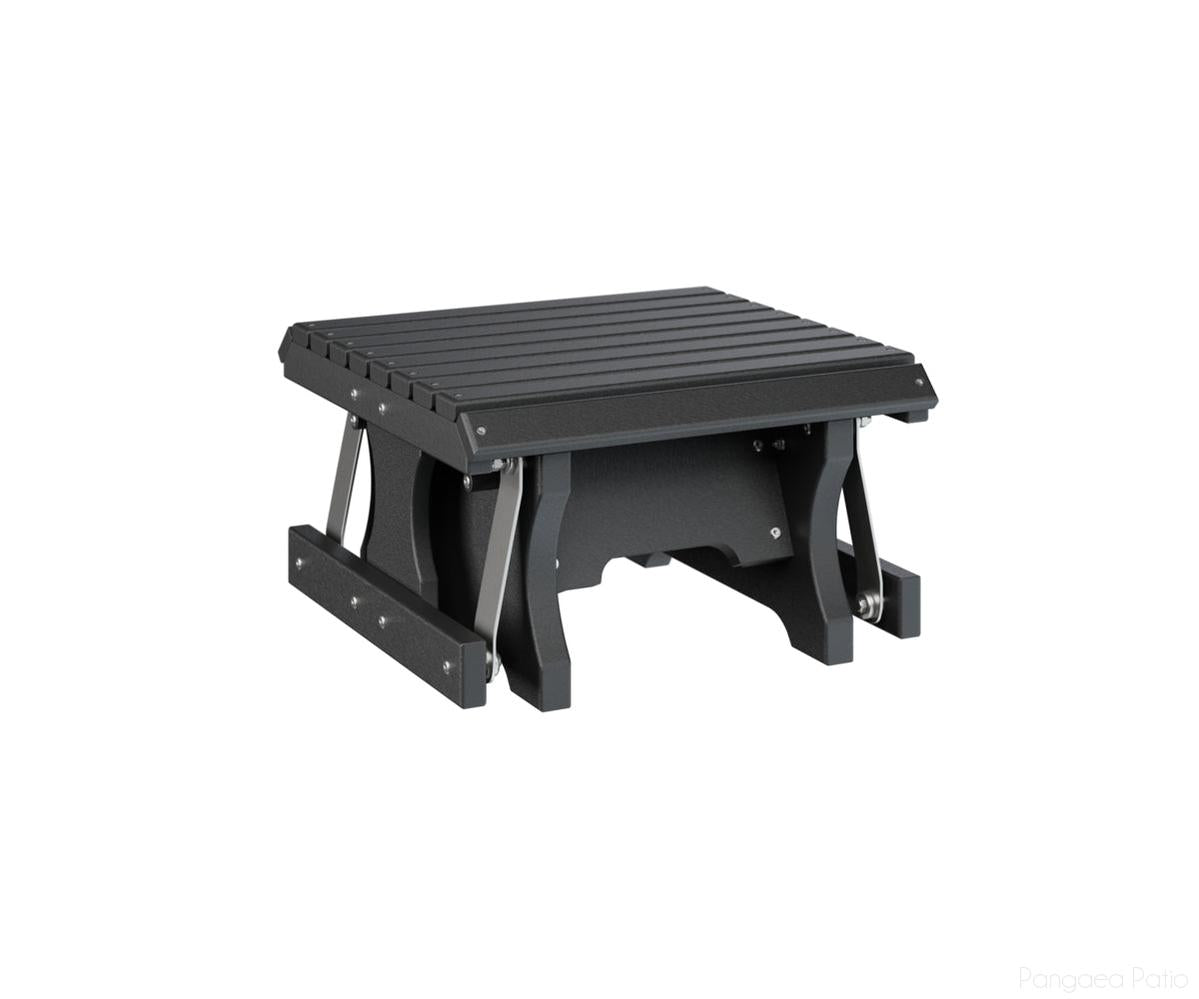 BGPVGF2100B-Berlin Gardens-Gliding Footstool-Black BG-Pangaea Patio