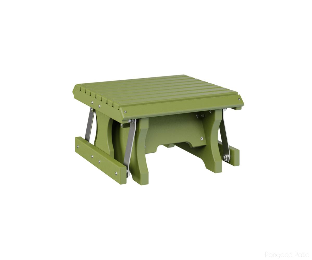 BGPVGF2100KG-Berlin Gardens-Gliding Footstool-Kiwi Green BG-Pangaea Patio