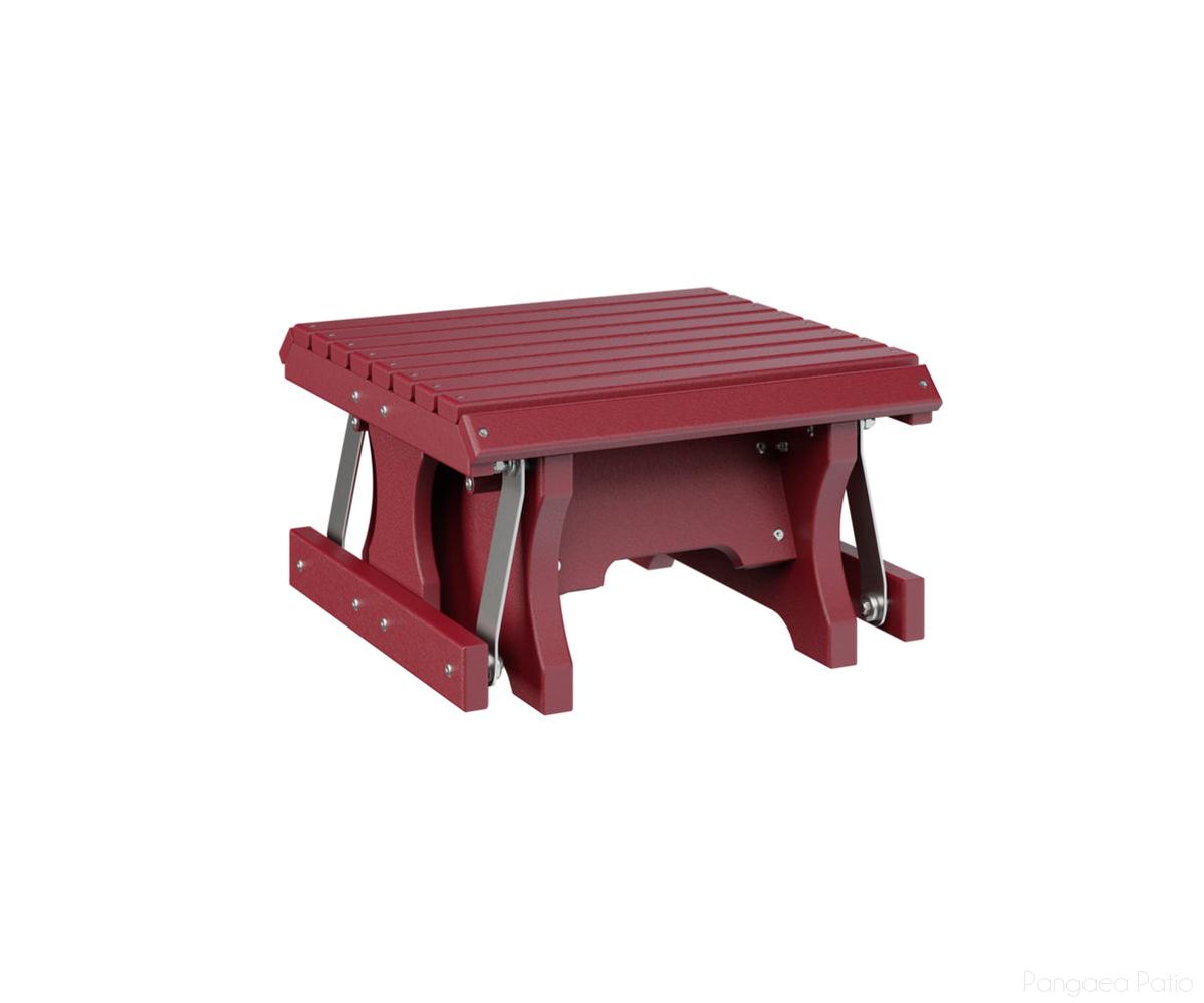 BGPVGF2100SR-Berlin Gardens-Gliding Footstool-Scarlet Red BG-Pangaea Patio