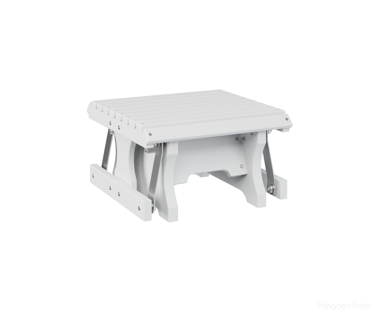 BGPVGF2100W-Berlin Gardens-Gliding Footstool-White BG-Pangaea Patio