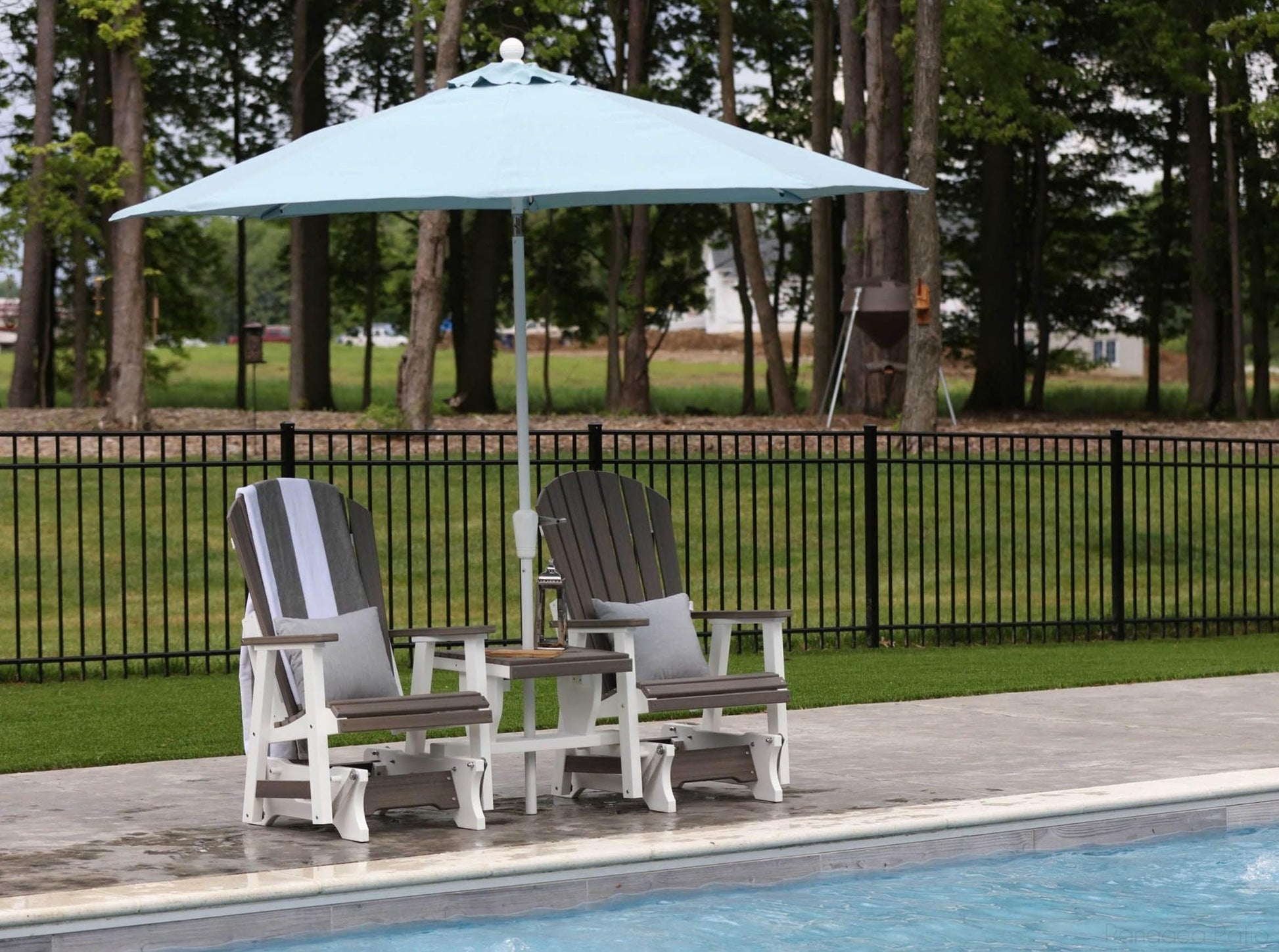 '-Berlin Gardens-Gliding Settee Table-Pangaea Patio