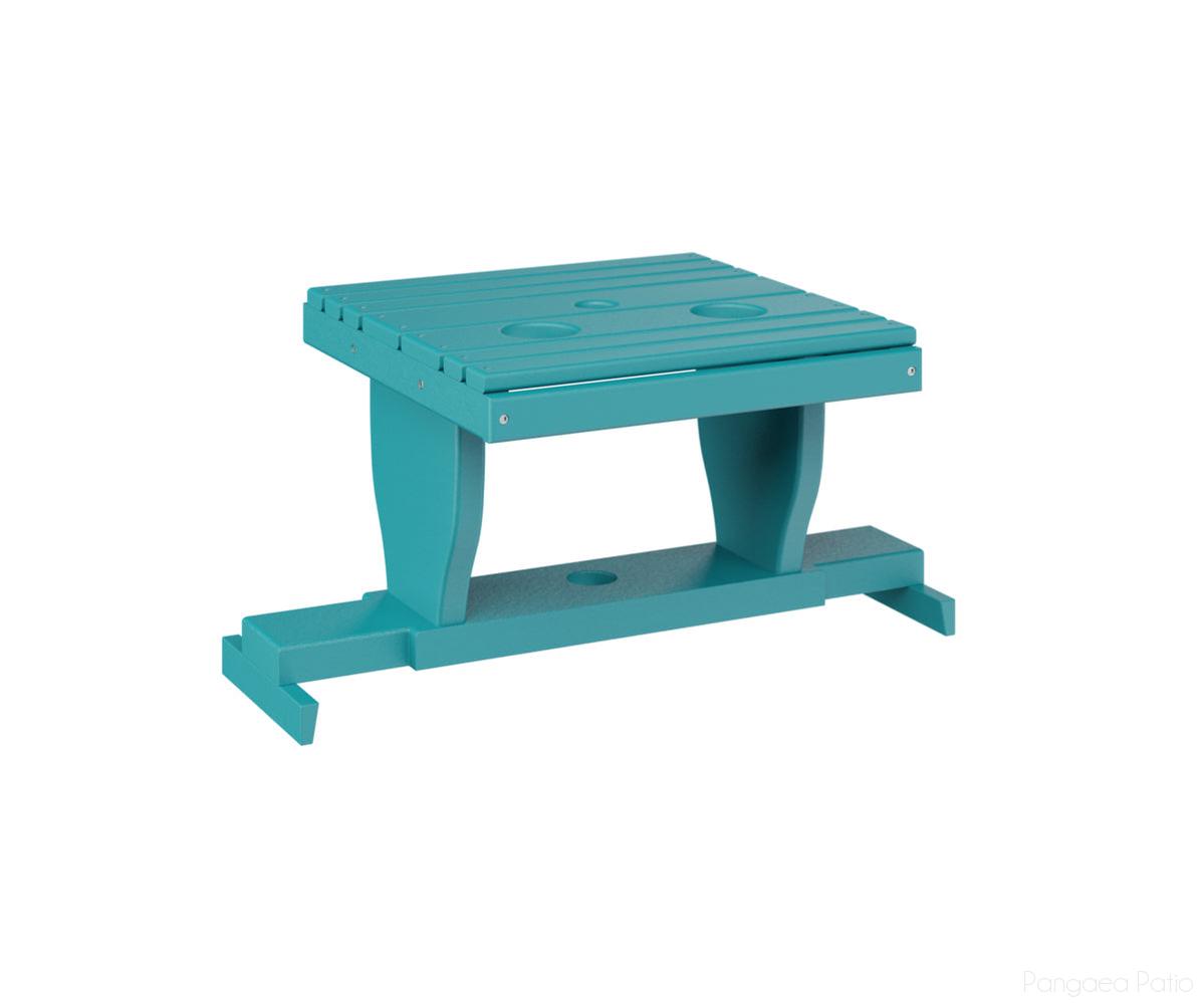 BGPGST2400AB-Berlin Gardens-Gliding Settee Table-Aruba Blue BG-Pangaea Patio