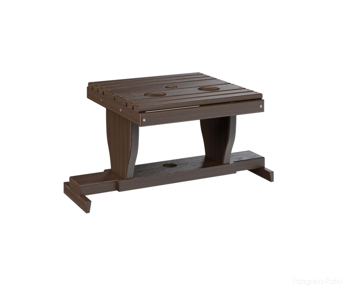 BGPGST2400BW-Berlin Gardens-Gliding Settee Table-Brazilian Walnut BG-Pangaea Patio