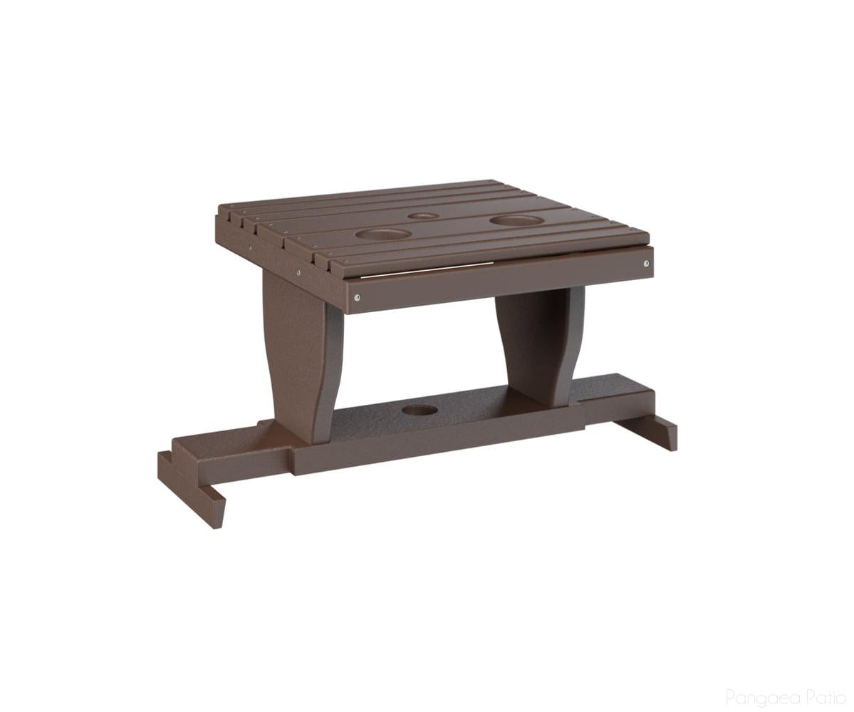 BGPGST2400CB-Berlin Gardens-Gliding Settee Table-Chocolate Brown BG-Pangaea Patio