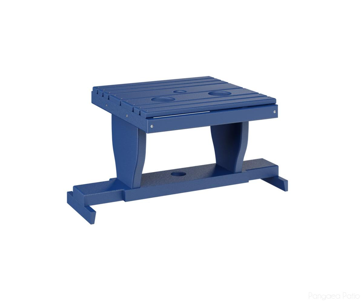 BGPGST2400PB-Berlin Gardens-Gliding Settee Table-Pacific Blue BG-Pangaea Patio