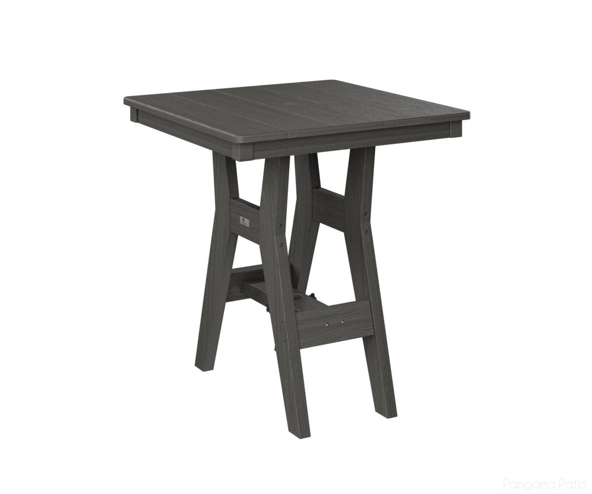 BGHST0028BCG-Berlin Gardens-Harbor 28" Square Dining Table - Bar Height-Coastal Gray BG-Pangaea Patio