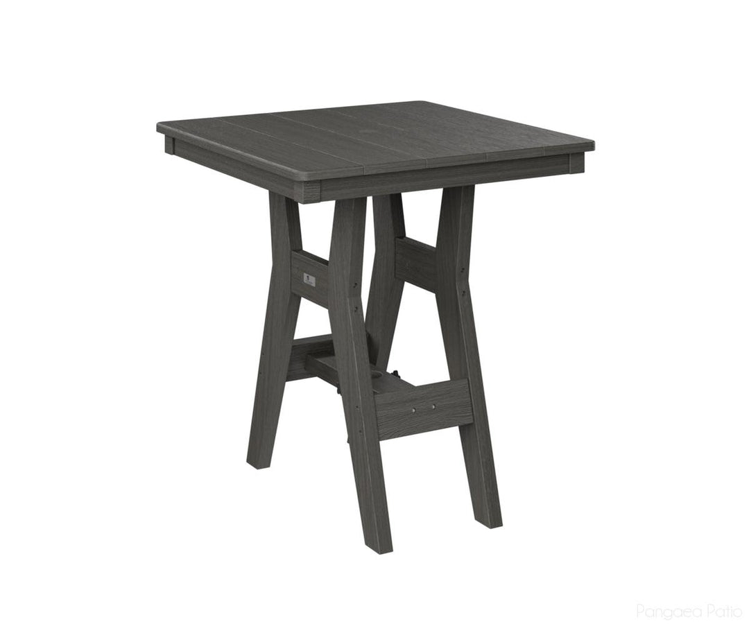 BGHST0028CCG-Berlin Gardens-Harbor 28" Square Dining Table - Counter Height-Coastal Gray BG-Pangaea Patio