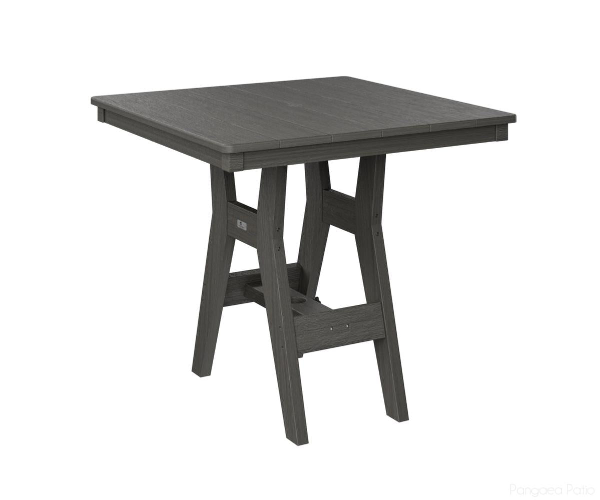 BGHST0033CCG-Berlin Gardens-Harbor 33" Square Table - Counter Height-Coastal Gray BG-Pangaea Patio
