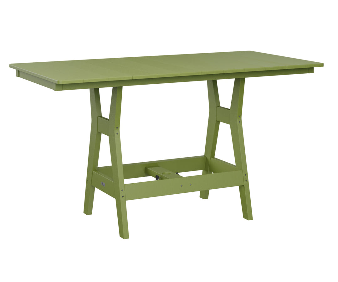 BGHRT3366DKG-Berlin Gardens-Harbor 33" x 66" Rectangular Dining Table-Pangaea Patio