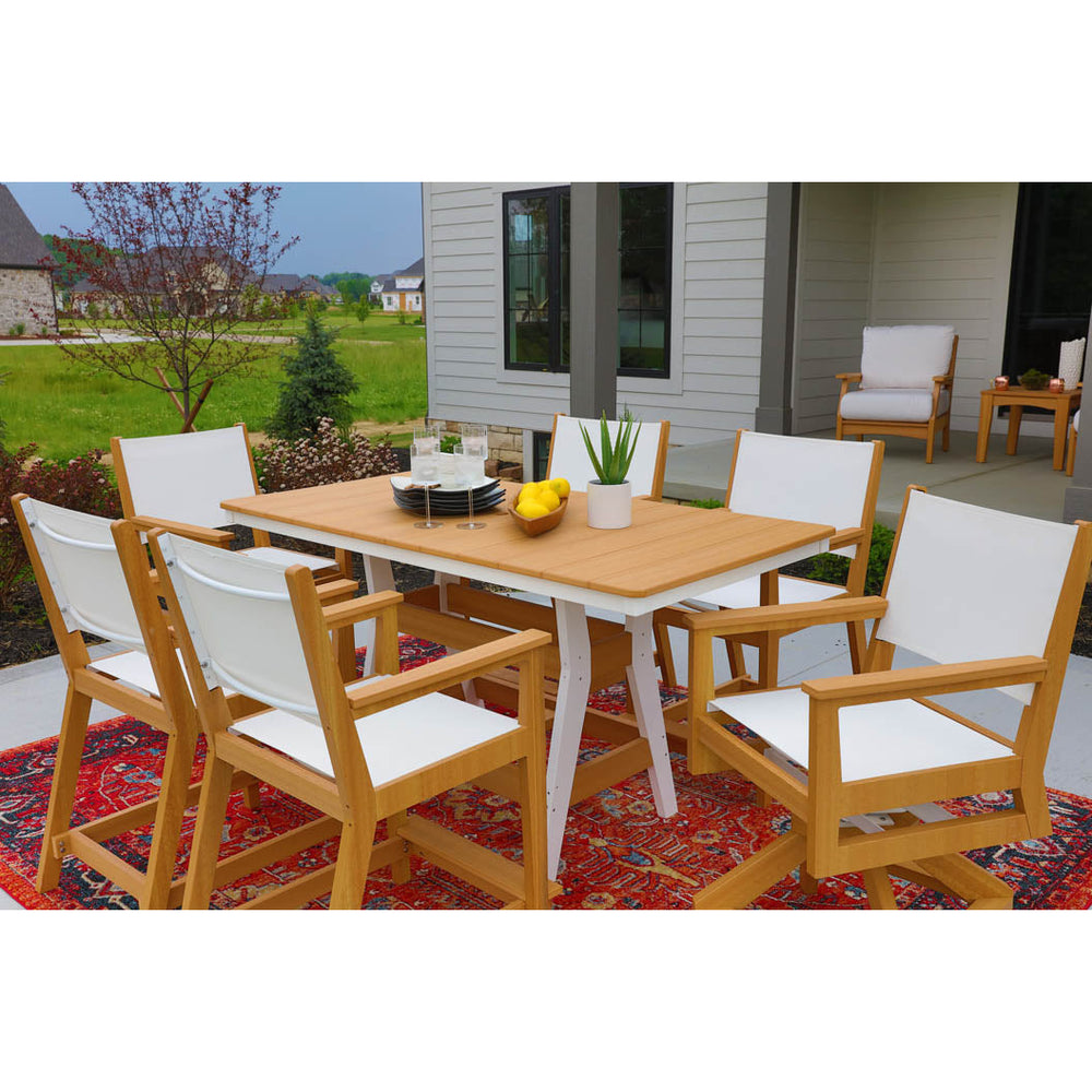 -Berlin Gardens-Harbor 33" x 66" Rectangular Dining Table-Pangaea Patio