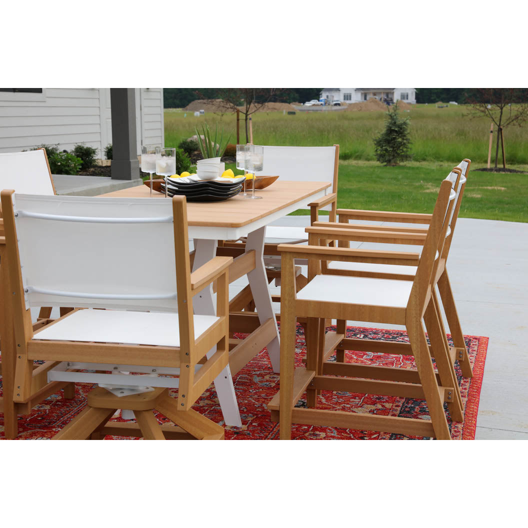 -Berlin Gardens-Harbor 33" x 66" Rectangular Dining Table-Pangaea Patio