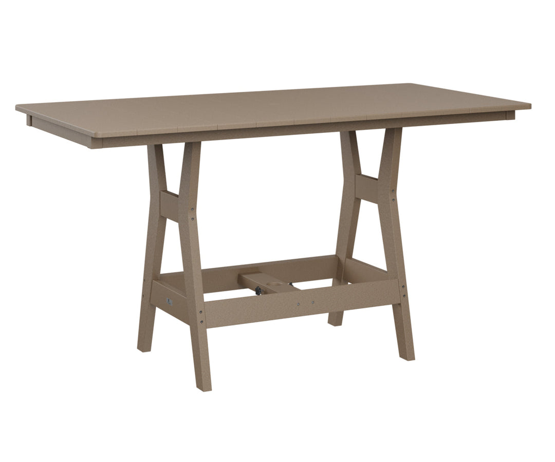 BGHRT3366DWW-Berlin Gardens-Harbor 33" x 66" Rectangular Dining Table-Pangaea Patio