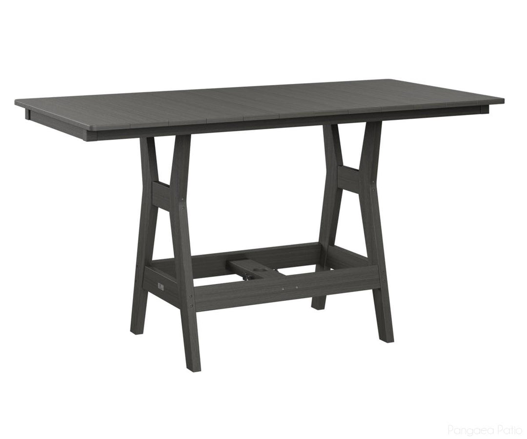 BGHRT3366CCG-Berlin Gardens-Harbor 33" x 66" Rectangular Table - Counter Height-Coastal Gray BG-Pangaea Patio