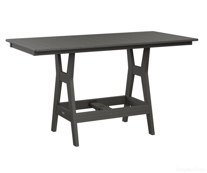 BGHRT3366CCG-Berlin Gardens-Harbor 33" x 66" Rectangular Table - Counter Height-Coastal Gray BG-Pangaea Patio