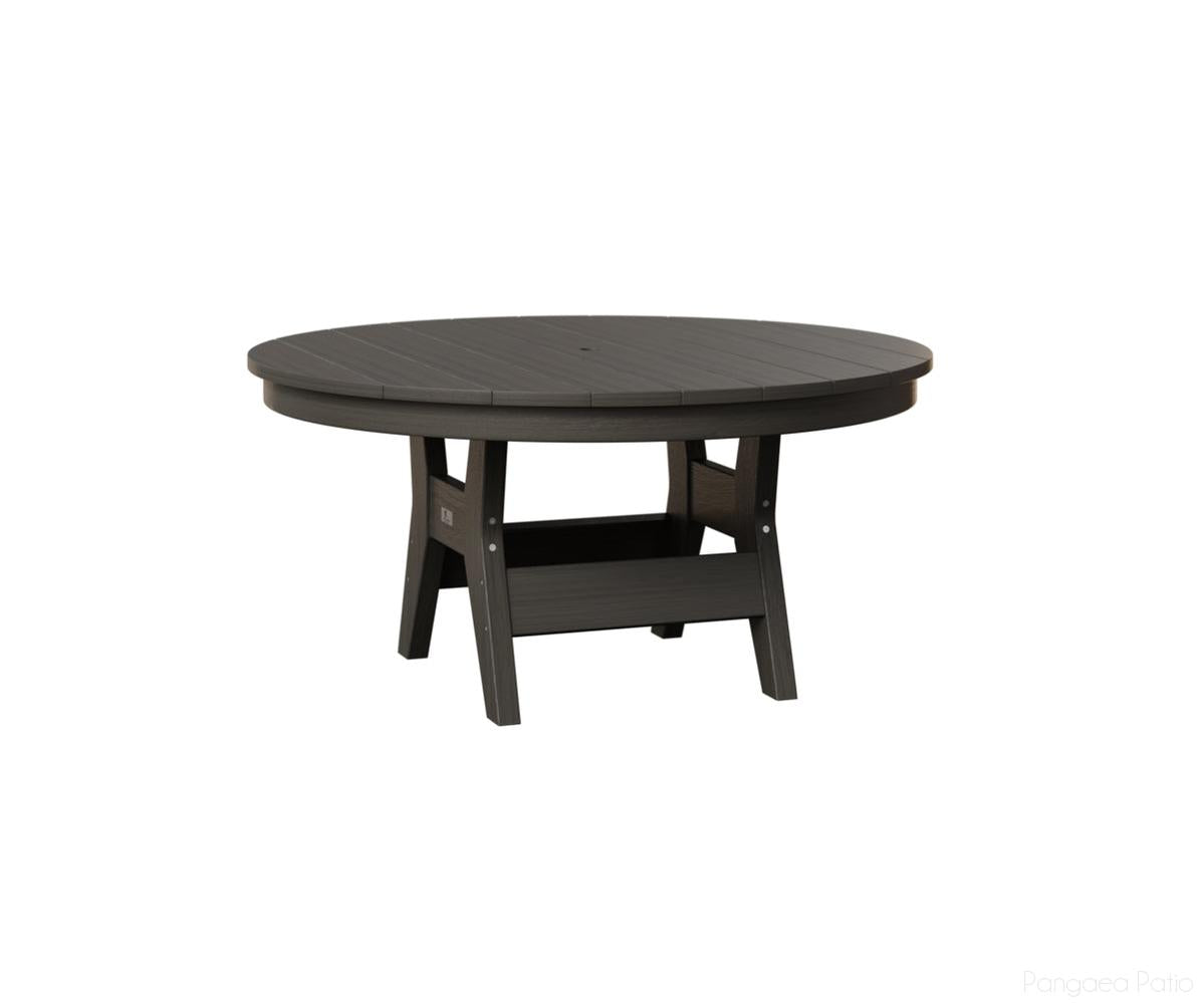 BGHRCT1838CG-Berlin Gardens-Harbor 38" Round Conversation Table-Coastal Gray BG-Pangaea Patio