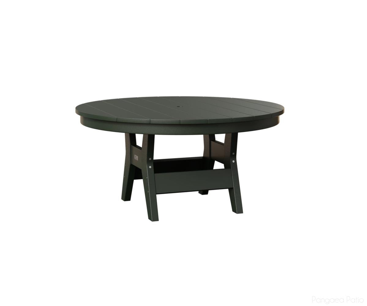 BGHRCT1838G-Berlin Gardens-Harbor 38" Round Conversation Table-Green BG-Pangaea Patio