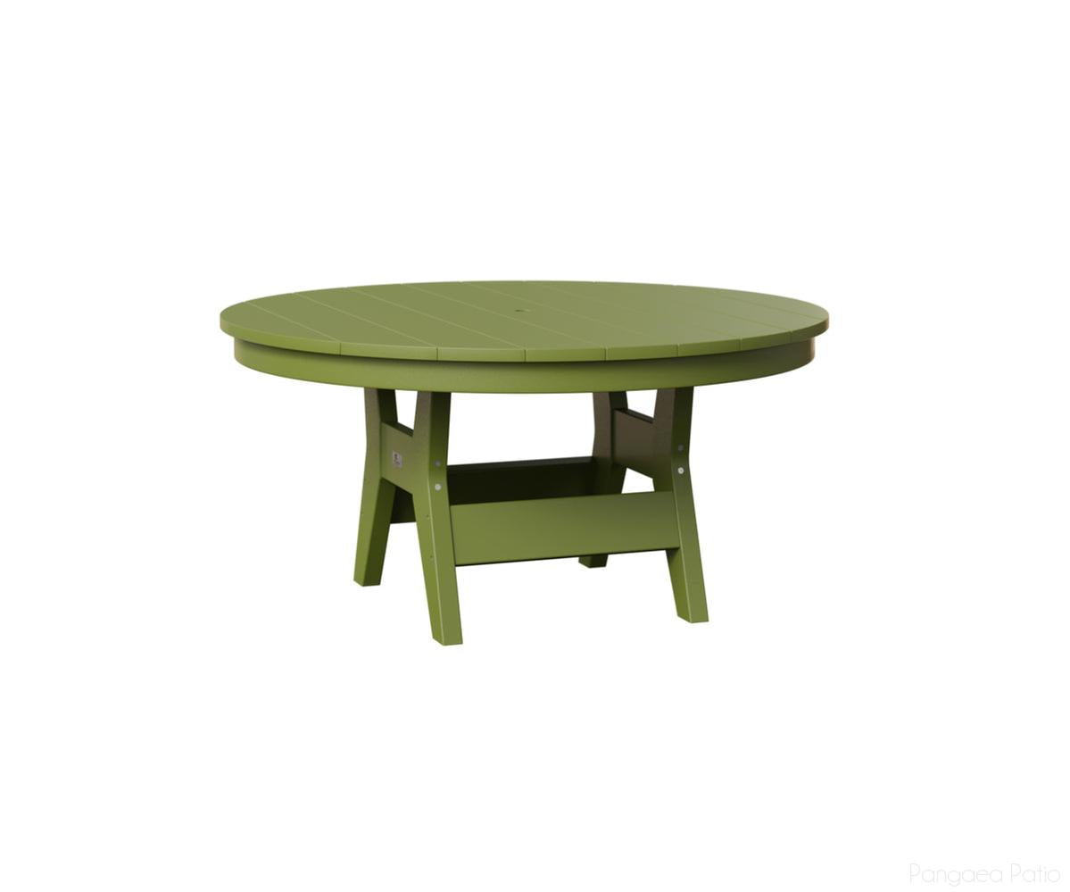 BGHRCT1838KG-Berlin Gardens-Harbor 38" Round Conversation Table-Kiwi Green BG-Pangaea Patio