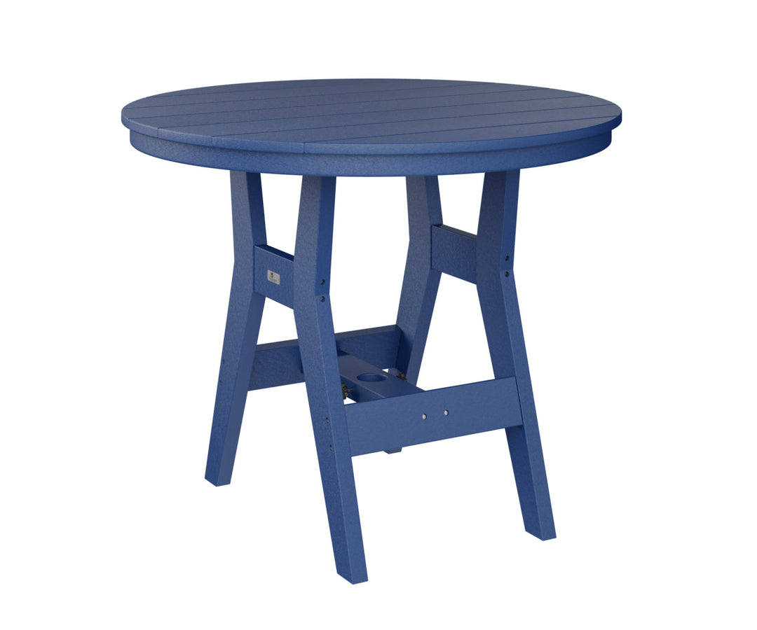 BGHRT0038PBD-Berlin Gardens-Harbor 38" Round Dining Table-Pangaea Patio