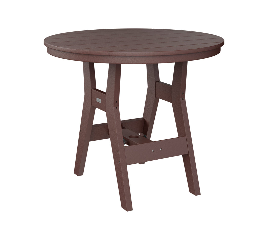 BGHRT0038BRD-Berlin Gardens-Harbor 38" Round Dining Table-Pangaea Patio