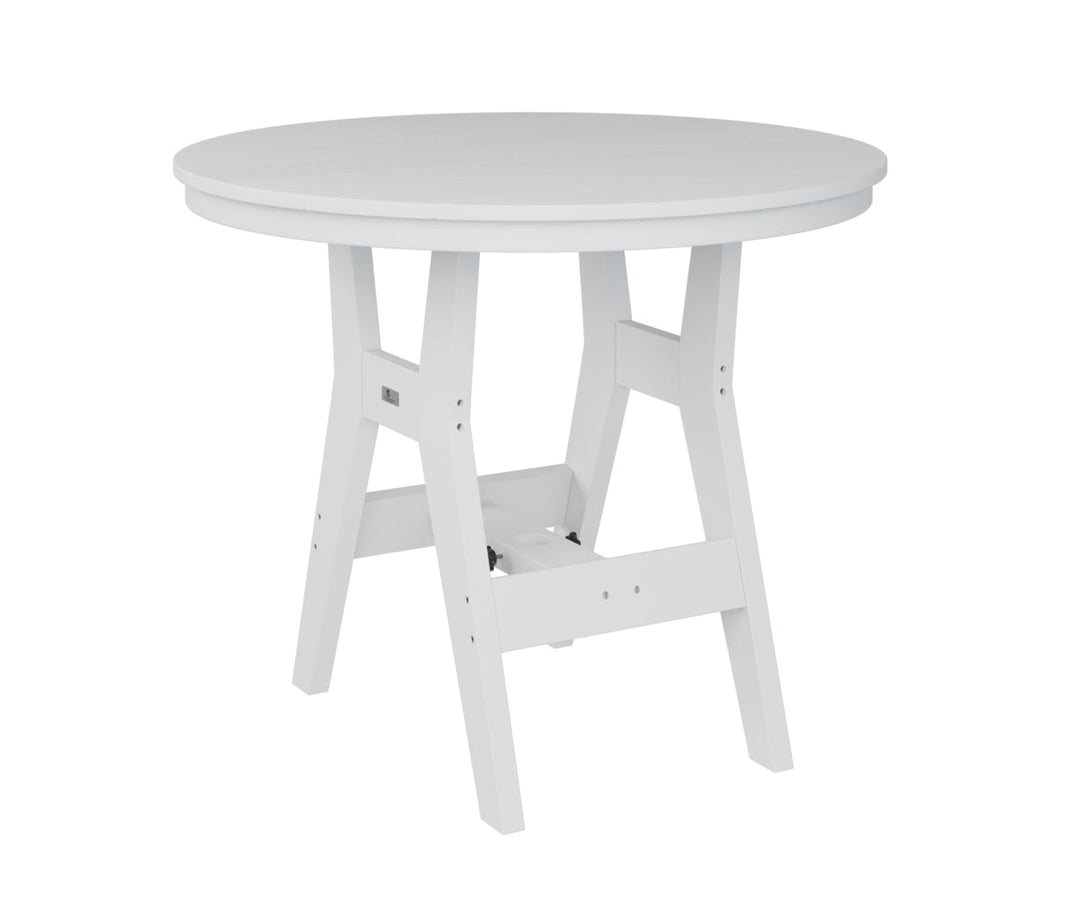 BGHRT0038WD-Berlin Gardens-Harbor 38" Round Dining Table-Pangaea Patio