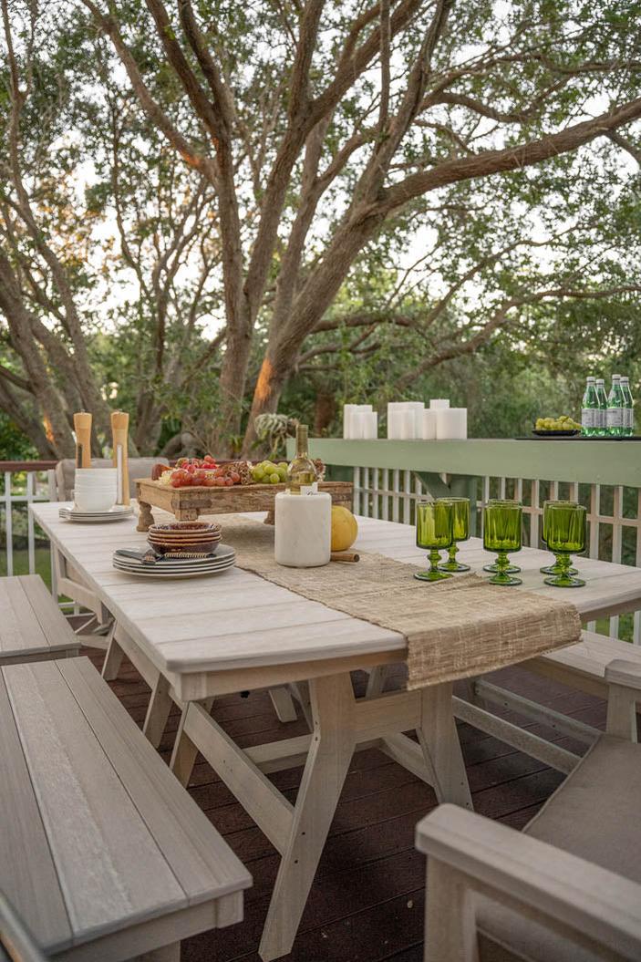 '-Berlin Gardens-Harbor 44" Bench-Pangaea Patio